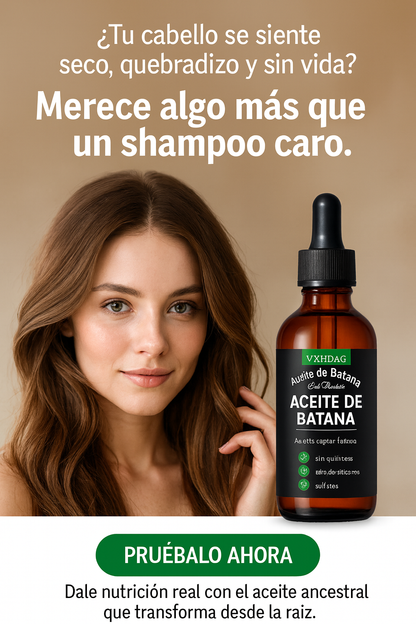 🧴✨Compra Aceite de Batana y recibe GRATIS un Shampoo Nutritivo de Batana 🧴✨